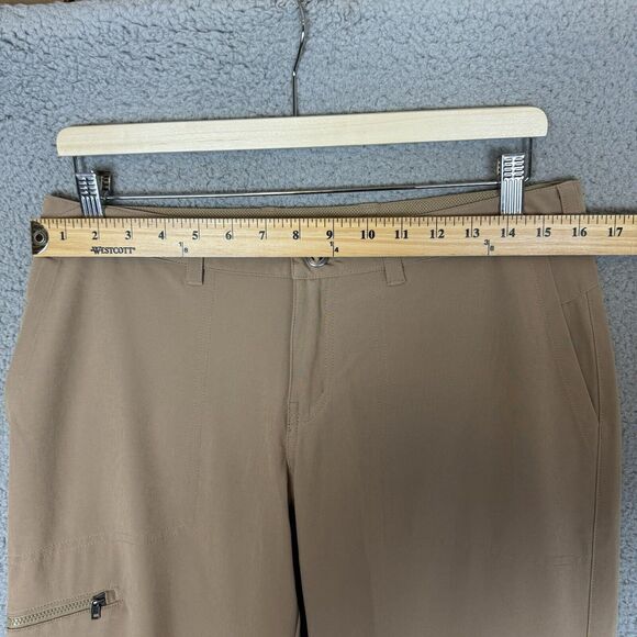 Patagonia Pants Womens 6 Khaki Roll‎ Up Pockets Outdoor Hiking Lightweight - Picture 5 of 9